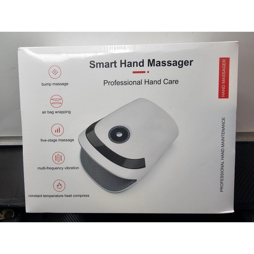 Xllent Hand Massager with Compression & Heating,Electric Hand Massager(White)